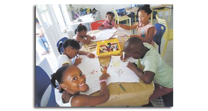 YAF staying with the children