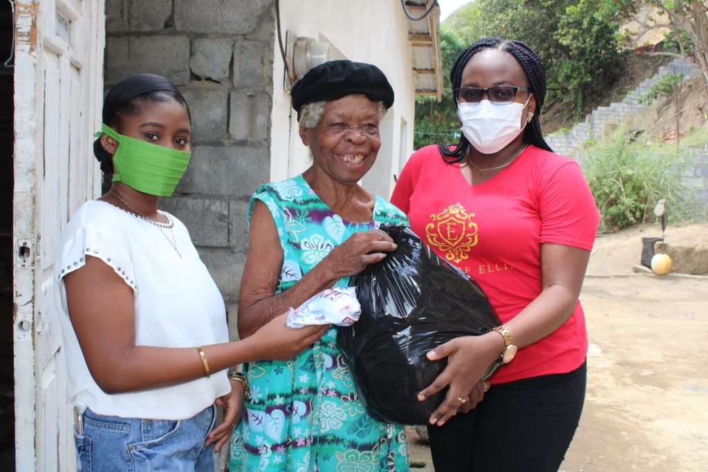 House of Ellis donates packages to fifteen households