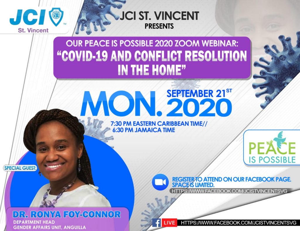 JCI St. Vincent Peace is Possible Project 2020