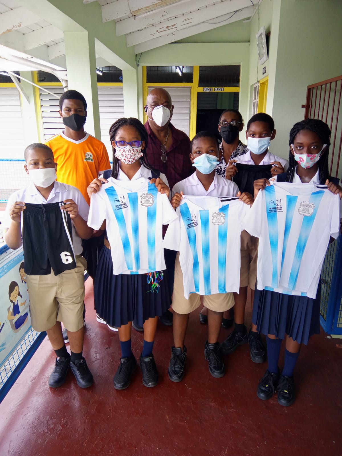Memorial funeral home donates school uniforms to schools in Marriaqua Asberth News Network