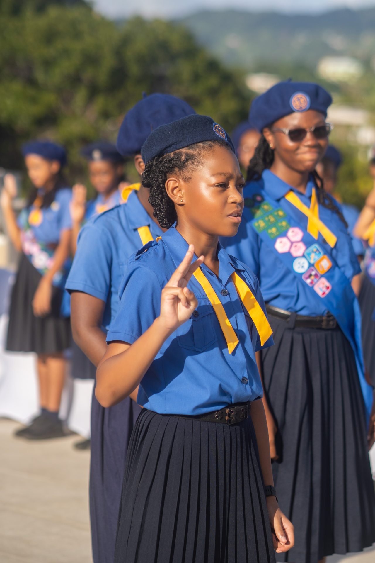 Thirty more Girl Guides enrolled in the Girl Guides Association of