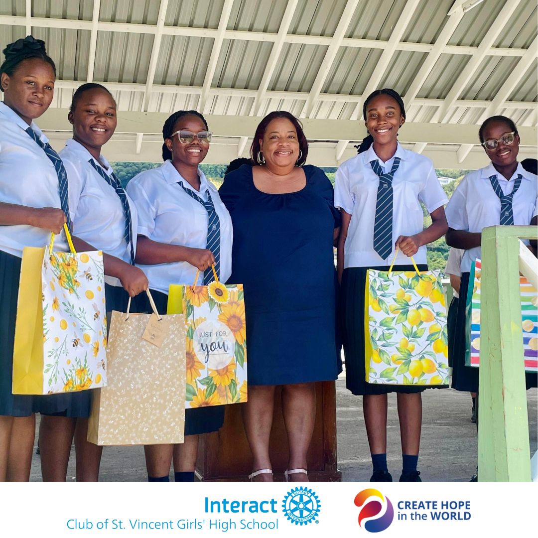 Interact Club of St. Vincent Girls' High School Empowers Young Women