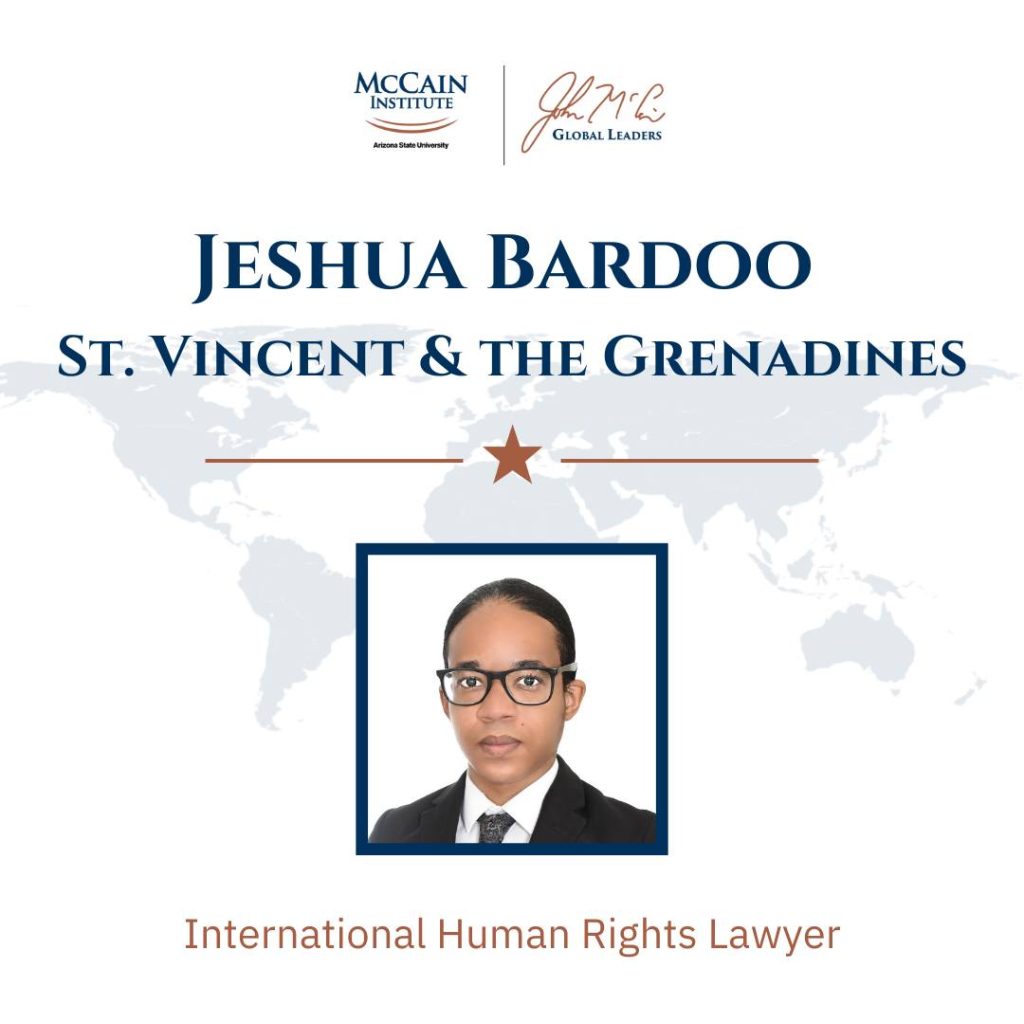 Bardoo selected for prestigious McCain Global Leaders Program