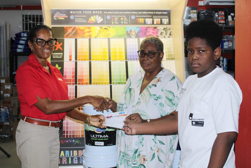 Layou Resident Wins $1300 Paint Makeover from Harris Paints and Coreas
