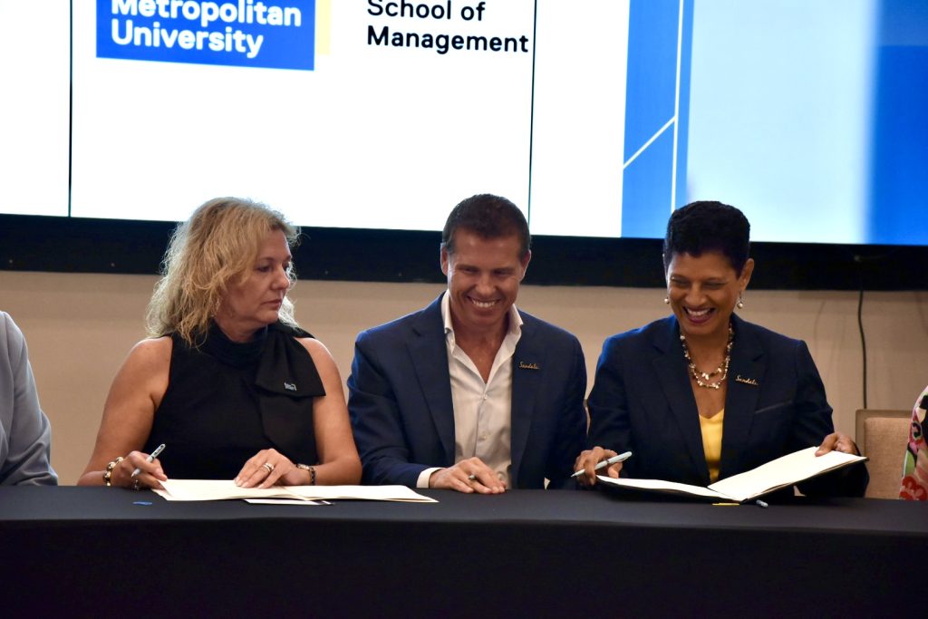 Sandals Corporate University Signs MOU with prestigious Toronto Metropolitan University