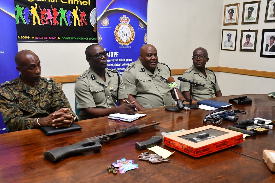 Police Recover AK-47 Rifle, Uzi Submachine Gun in Early Morning ...