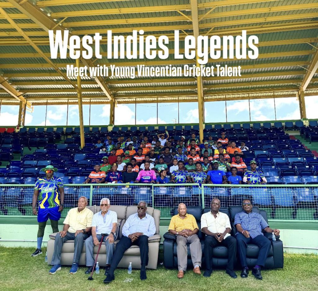 WEST INDIES LEGENDS INSPIRE THE NEXT GENERATION OF CRICKETERS IN SAINT VINCENT AND THE GRENADINES