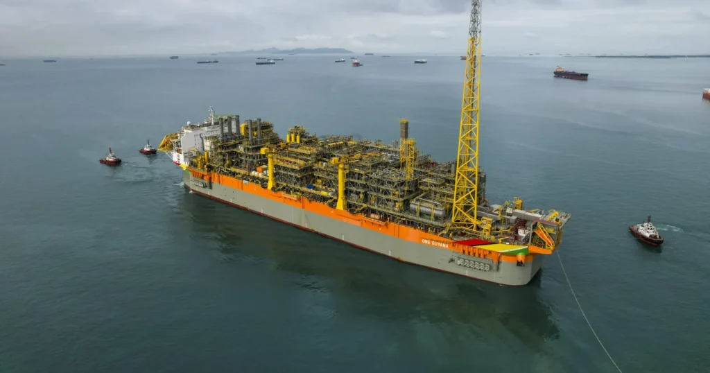 The ONE GUYANA oil platform (ExxonMobil photo)