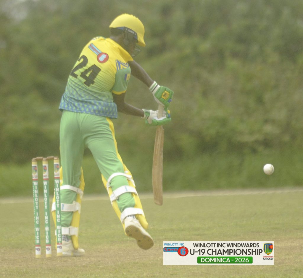 Fourth round victories keeps Saint Lucia and Dominica Winlott title hopes alive Zach Thomas during his fighting knock.