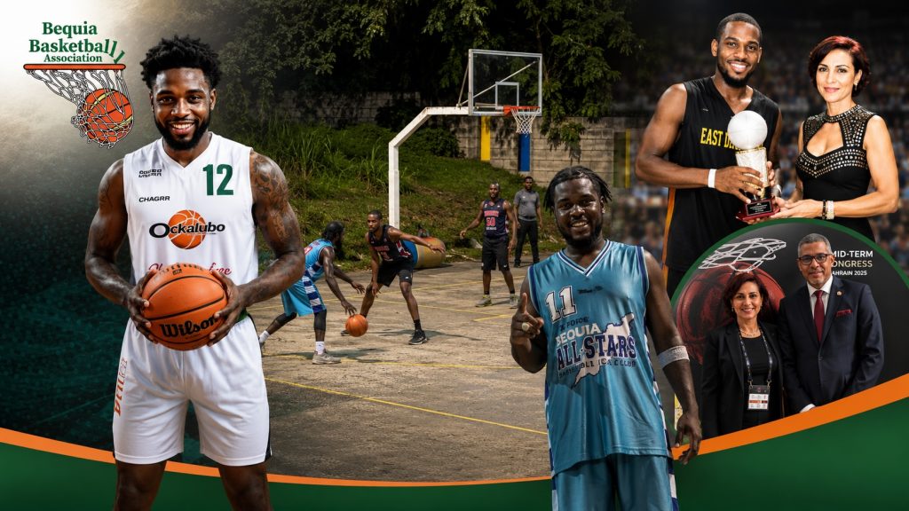 Bequia Proudly Represented on National Basketball Team for FIBA Tournament in Guyana